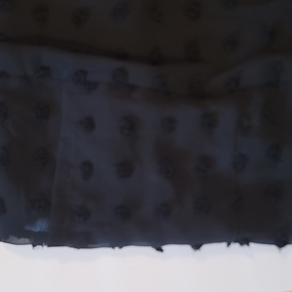 Amazon Miholl Black Chiffon Polka Dot Dress - Picture 5 of 5